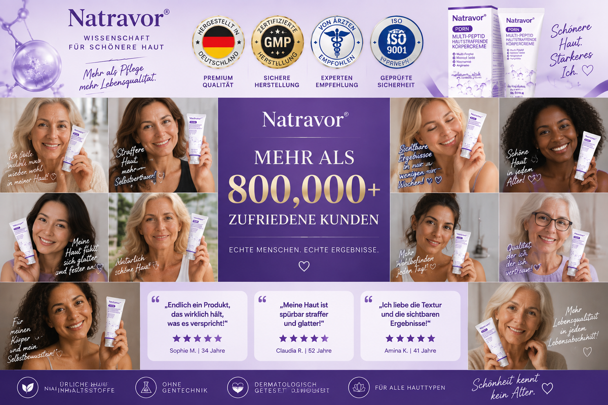 Natravor®🎗️ PDRN Multi-Peptid Straffende Körpercreme ｜ Anti-Aging Pflege, Feuchtigkeit, Straffung & Lifting für ein glatteres, ebenmäßigeres Hautbild｜a