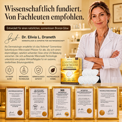 ⭐ 𝗡𝗮𝘁𝗿𝗮𝘃𝗼𝗿® Mikronadel-Bräunungspflaster: Natürlicher Bronze-Glow ohne UV & DHA