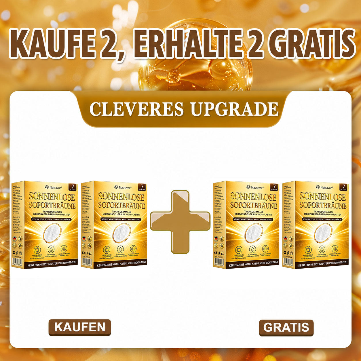 2 kaufen 2 gratis – 4 Boxen