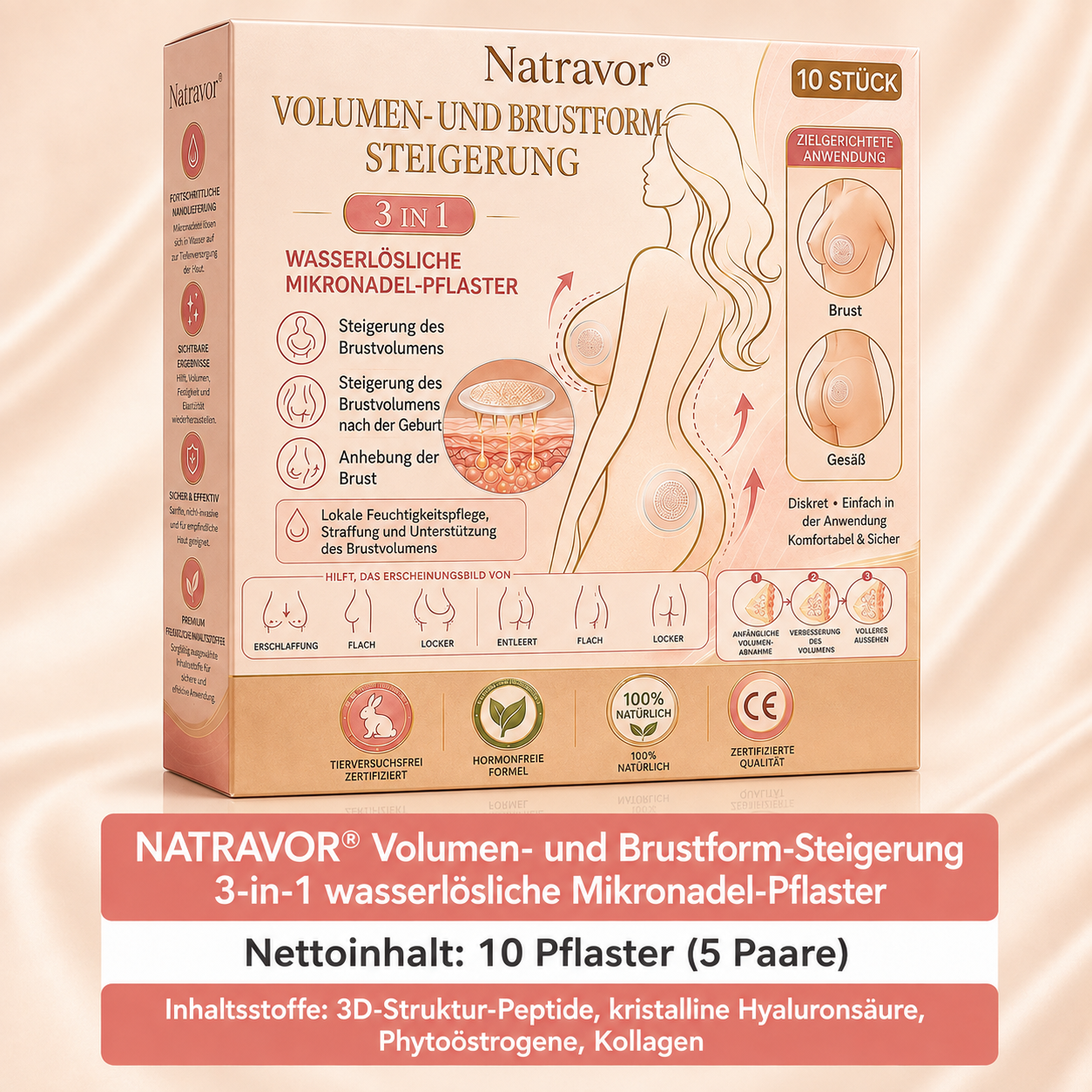 ✅𝐍𝐚𝐭𝐫𝐚𝐯𝐨𝐫® Fortschrittliches Nano-Mikronadel-Pflaster zur Brustkonturierung & Pflege 🍅