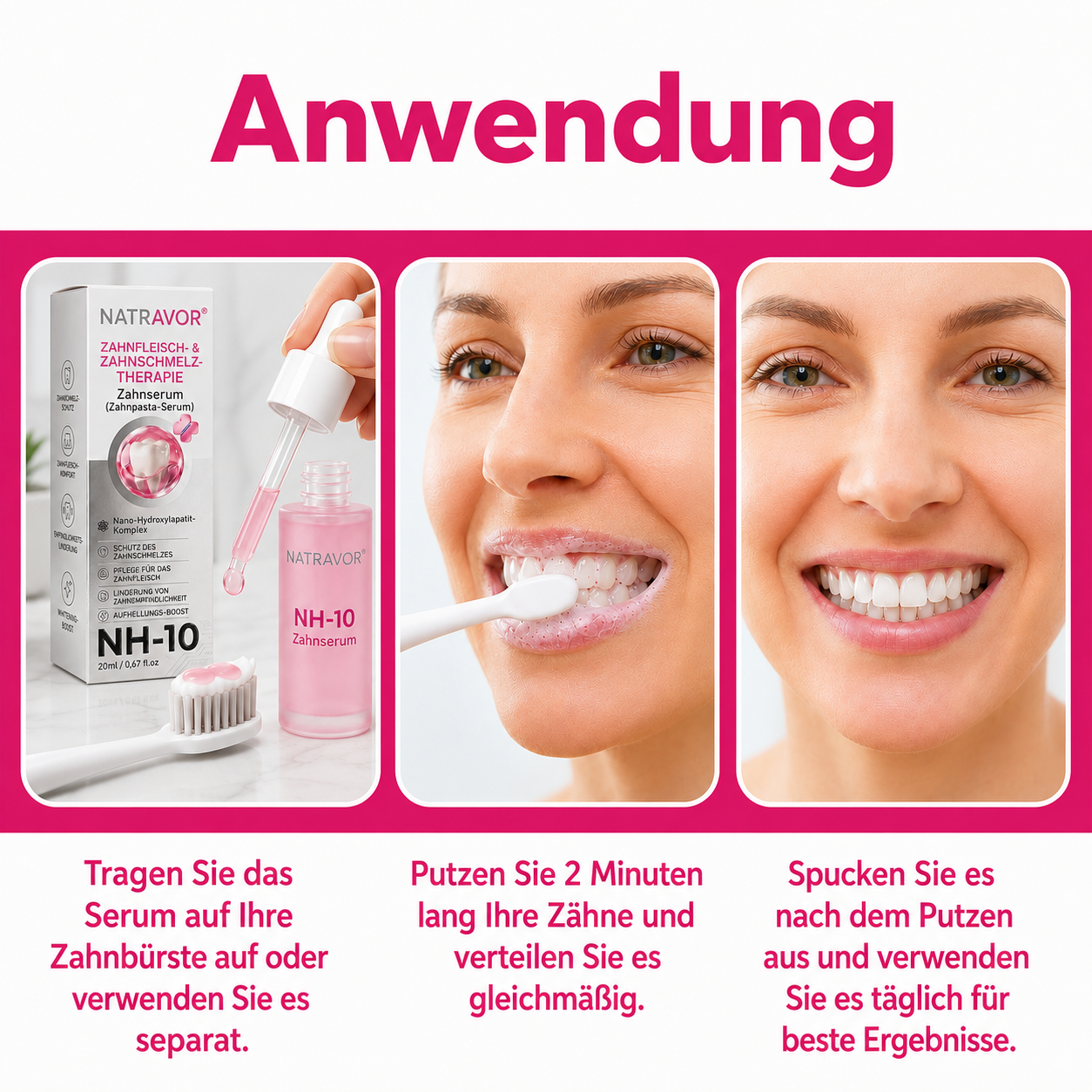 🦷Natravor® Thismile NH-10 Zahnpasta-Serum für Zahnschmelz und Zahnfleisch – Advanced Therapy
