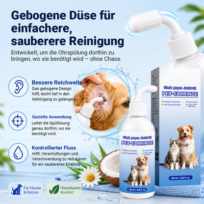 👩‍⚕️ 𝐍𝐚𝐭𝐫𝐚𝐯𝐨𝐫® Ohrenreinigungslösung für Haustiere ✅Bekämpft Ohrgeruch, Ohrenschmalzablagerungen, Hefebildung & Kratzen