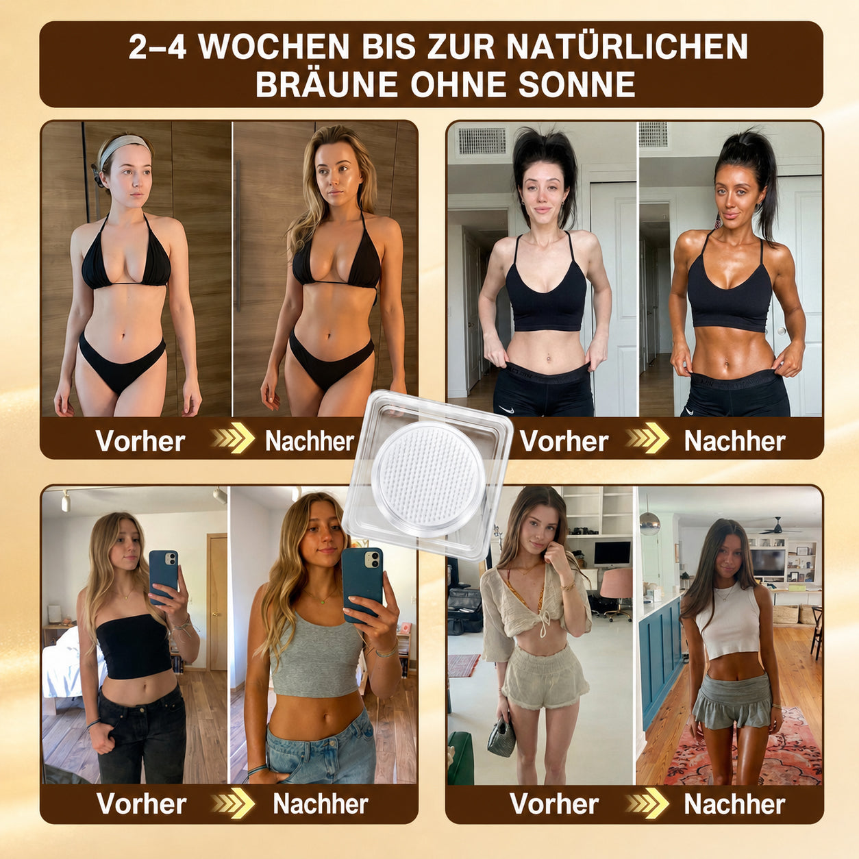 ⭐ 𝗡𝗮𝘁𝗿𝗮𝘃𝗼𝗿® Mikronadel-Bräunungspflaster: Natürlicher Bronze-Glow ohne UV & DHA