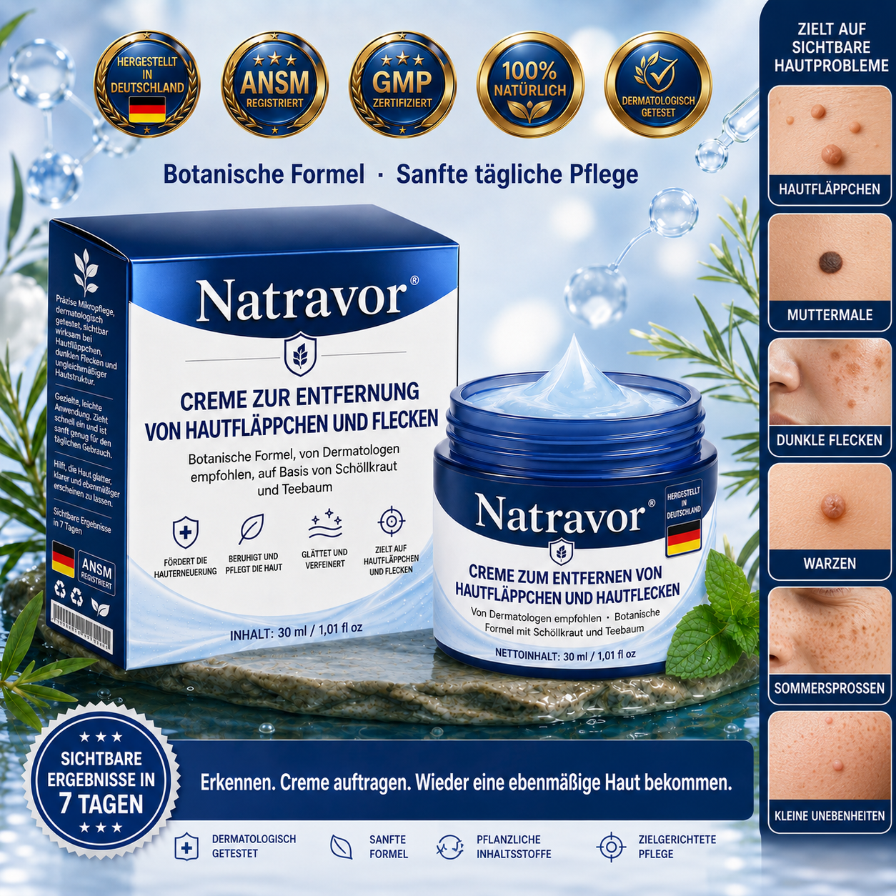 🇩🇪 Natravor® 𝟕-𝐓𝐚𝐠𝐞 𝐇𝐚𝐮𝐭𝐚𝐧𝐡ä𝐧𝐠𝐬𝐞𝐥- & 𝐅𝐥𝐞𝐜𝐤𝐞𝐧-𝐄𝐧𝐭𝐟𝐞𝐫𝐧𝐮𝐧𝐠𝐬𝐜𝐫𝐞𝐦𝐞 (𝐒𝐜𝐡𝐦𝐞𝐫𝐳𝐟𝐫𝐞𝐢𝐞 𝐅𝐨𝐫𝐦𝐞𝐥 – 𝐨𝐡𝐧𝐞 𝐍𝐚𝐫𝐛𝐞𝐧)