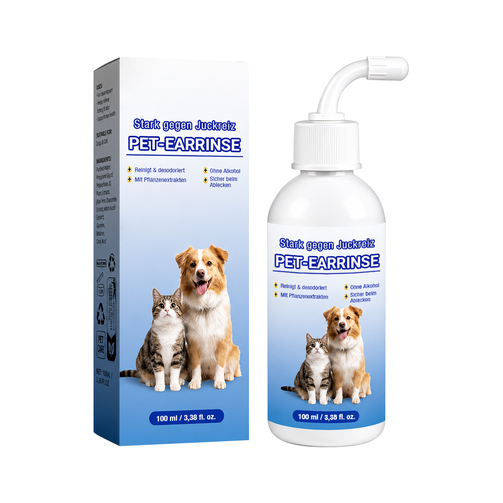 👩‍⚕️ 𝐍𝐚𝐭𝐫𝐚𝐯𝐨𝐫® Ohrenreinigungslösung für Haustiere ✅Bekämpft Ohrgeruch, Ohrenschmalzablagerungen, Hefebildung & Kratzen
