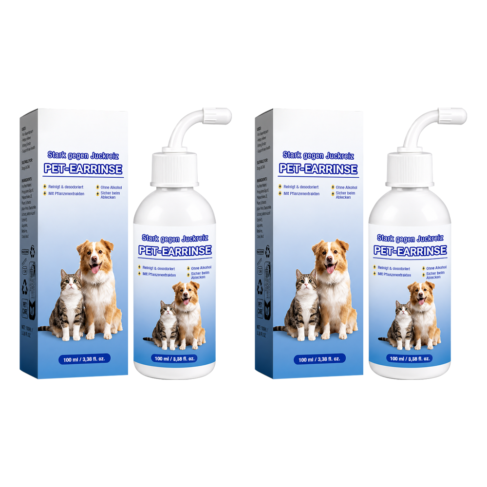 👩‍⚕️ 𝐍𝐚𝐭𝐫𝐚𝐯𝐨𝐫® Ohrenreinigungslösung für Haustiere ✅Bekämpft Ohrgeruch, Ohrenschmalzablagerungen, Hefebildung & Kratzen